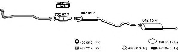 ERNST 050239 Exhaust System